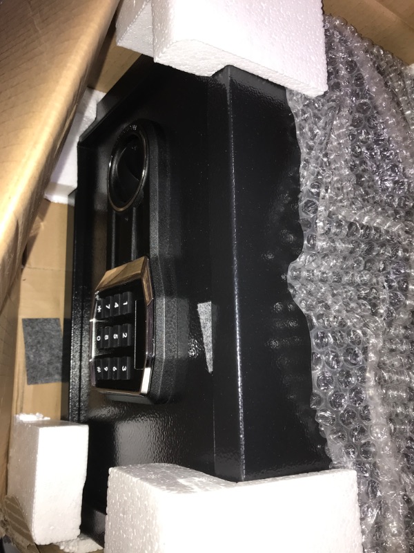 Photo 1 of 1.2 Cub Home Safe Fireproof Waterproof, Digital Home Security Safe Box with Fireproof Money Bag, Digital Keypad and Spare Keys, Small Fireproof Safe for Home Jewellery Money Valuables