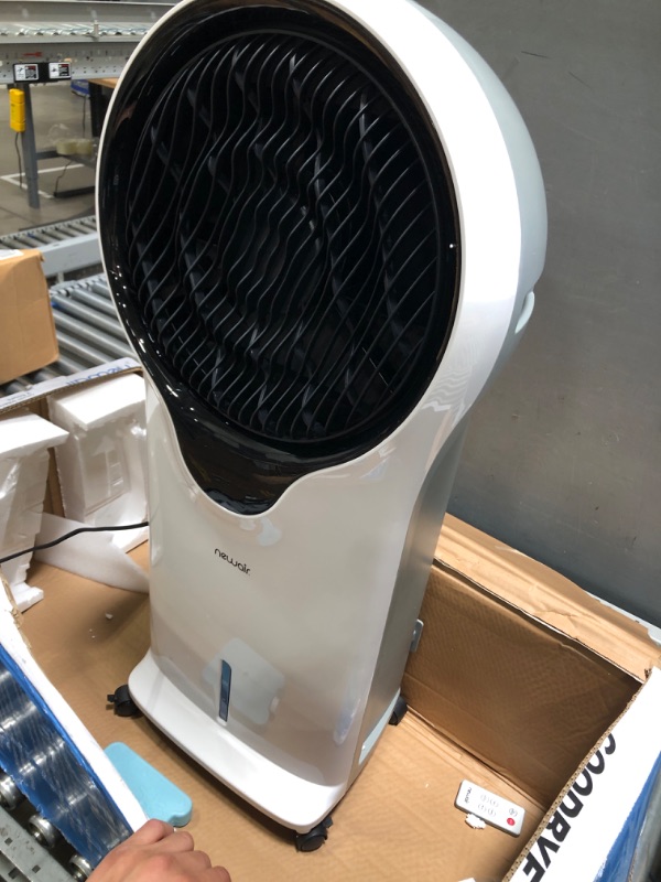 Photo 2 of ***USED AND DIRTY - POWERS ON - UNABLE TO TEST FURTHER***
470 CFM, 3 speed Portable Evaporative Cooler and Fan for 250 sq. ft. Cooling Area
