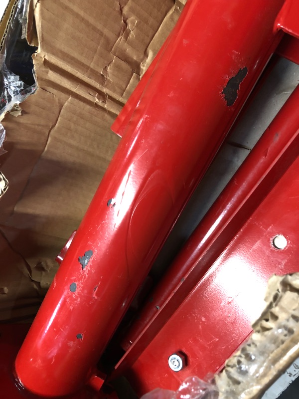 Photo 6 of ***COVERED IN SCRATCHES AND SCRAPES - LIKELY MISSING PARTS - UNABLE TO VERIFY FUNCTIONALITY***
Olympia Tools Olympia Manual Tire Changer Base, Red, 75-378-101