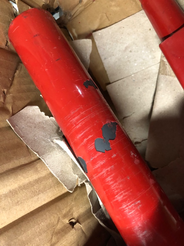 Photo 9 of ***COVERED IN SCRATCHES AND SCRAPES - LIKELY MISSING PARTS - UNABLE TO VERIFY FUNCTIONALITY***
Olympia Tools Olympia Manual Tire Changer Base, Red, 75-378-101