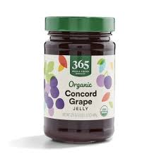 Photo 1 of *( Best By 07/2024)* 365 by Whole Foods Market, Organic Concord Grape Jelly, 17.5 Ounce