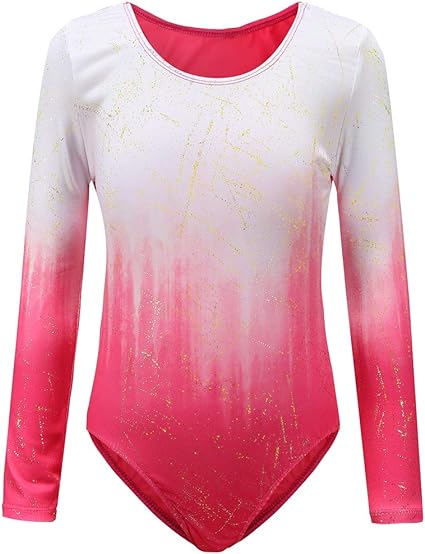 Photo 1 of Sinoeem Gymnastics Leotards for Girls long sleeve-Sleeveless Colorful Sparkle Leotard for Girl 3-14 Years
Size 4