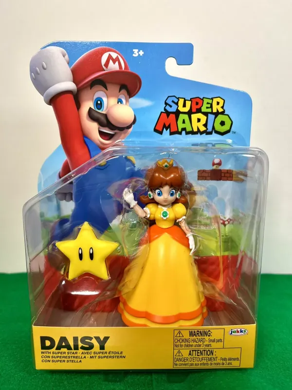 Photo 1 of 2024 JAKKS Pacific World of Nintendo Figure: PRINCESS DAISY (w/ Super Star)
