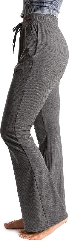 Photo 1 of Homma Women’s Relaxed Fit Chill and Groove Yoga Flared Pants with Adjustable Drawstring Waist and Pockets
