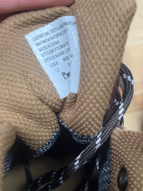 Photo 1 of boots mens size 12