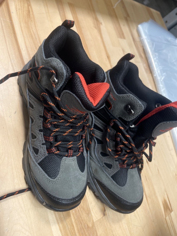 Photo 1 of boys size 4 hiking shoes