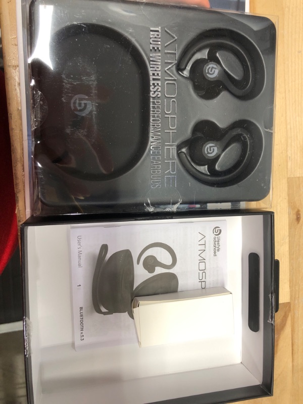 Photo 2 of Lifestyle Advanced Atmosphere True Wireless Performance Bluetooth Earbuds
