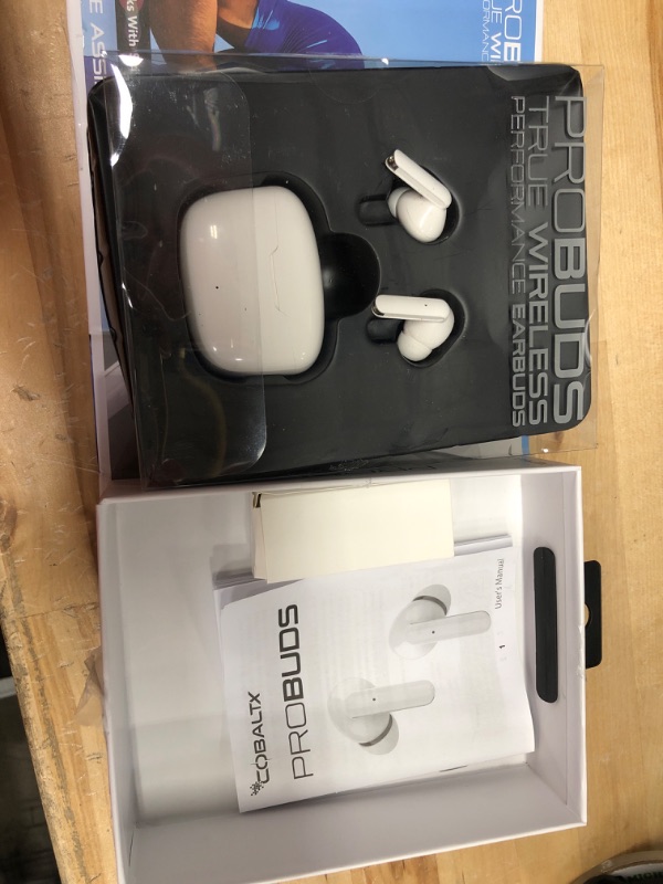 Photo 2 of Cobaltx Probuds True Wireless Earbuds with Charging Case
