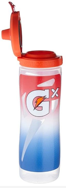 Photo 1 of (see all images)Gatorade Gx Hydration System, Non-Slip Gx Squeeze Bottles Faded Flag