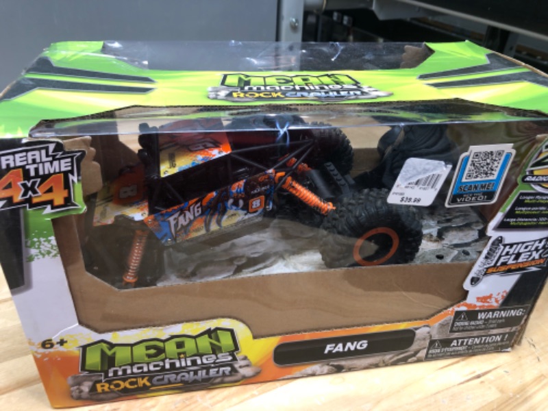 Photo 2 of *BROKEN BUTTONS* NKOK Mean Machine 1/16 R/C Rock Crawler Series [2.4GHz] Rock Crawler Fang, Innovative Suspension System, Powerful Motor, Grippy Tires, 150-foot Range, Pistol Grip Controller, Real time 4x4