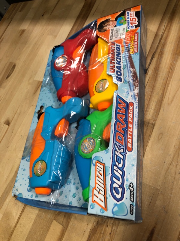 Photo 2 of Banzai Quick Draw Blasters - 4-Pack
