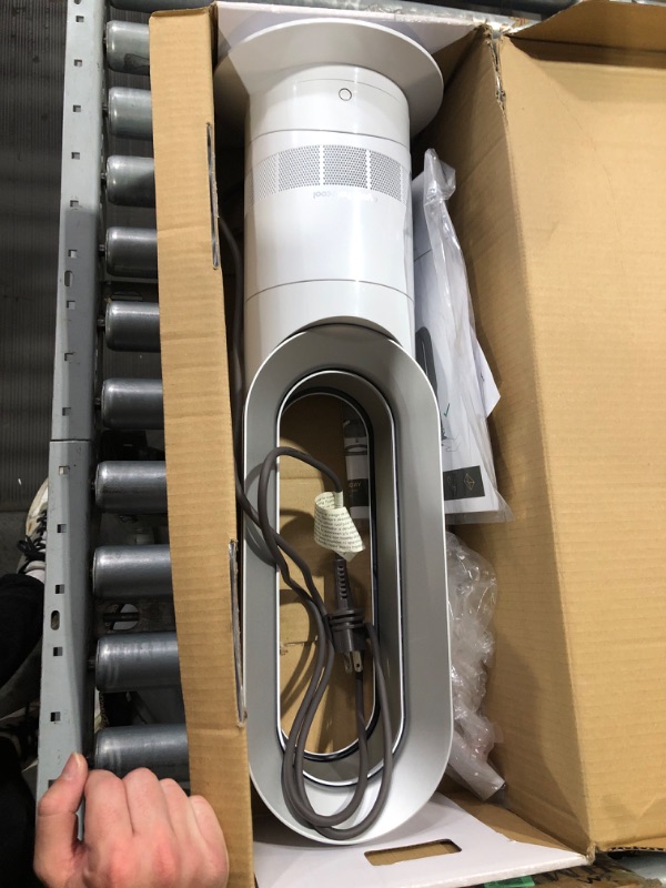 Photo 1 of (NON-REFUNDABLE) Dyson Hot+Cool™ AM09 Jet Focus heater and fan, White/Silver AM09 White/Silver