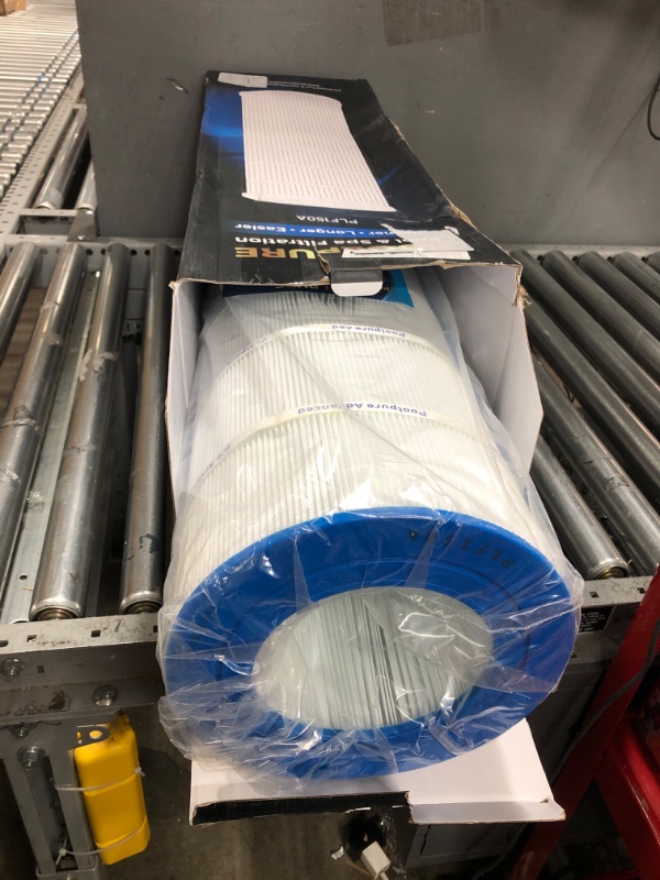 Photo 1 of POOLPURE PLF150A Pool Filter Replaces Pentair CC150, CCRP150, PAP150, Unicel C-9415, R173216, 59054300, Filbur FC-0687, 160317, 160355, 160352, L x OD: 31 1/8" x10 1/16", 150 sq. ft. Filter Cartridge