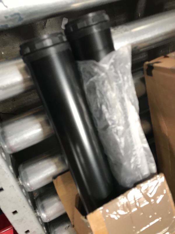 Photo 1 of QLLY 20 inch Adjustable Metal Bench Legs, Coffee Table Leg, End Table Leg, Furniture Leg Set, Set of 4 (Black) 20 inch Black