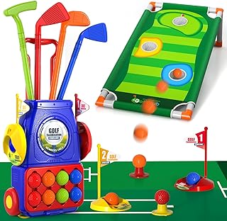 Photo 1 of Bennol Upgraded Kids Toddler Golf Set, Indoor Outdoor Outside Golf Toys Gifts for 3 4 5 Year Old Boys, 3 4 5 Year Old Boys Toys Birthday Gifts Ideas, Outdoor Golf Set Toys Game for Kids Boys