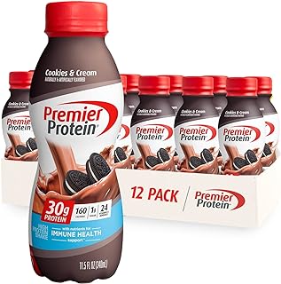 Photo 1 of 08/05/2024******Premier Protein Shake, Cookies & Cream, 30g Protein, 1g Sugar, 24 Vitamins & Minerals, Nutrients to Support Immune Health 11.5 fl oz (12 Pack)