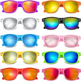 Photo 1 of 28 Pack Sunglasses Party Favors,7 Colors Neon Sunglasses with UV400 Protection for Birthday Graduation Summer Party,Beach Pool Outdoor Activies,Goody Bag Stuffer,for Boys Girls Kids and Adults