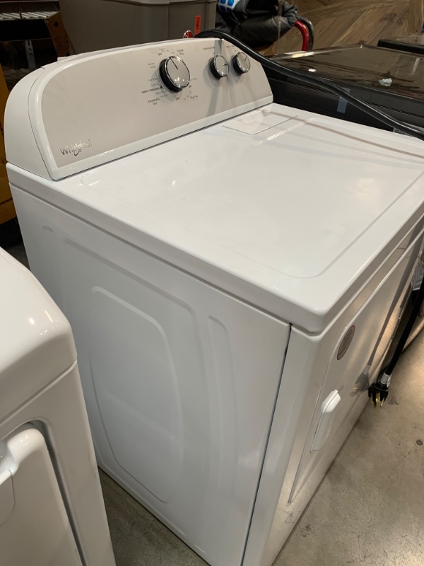 Photo 2 of Whirlpool 7-cu ft Electric Dryer (White)
