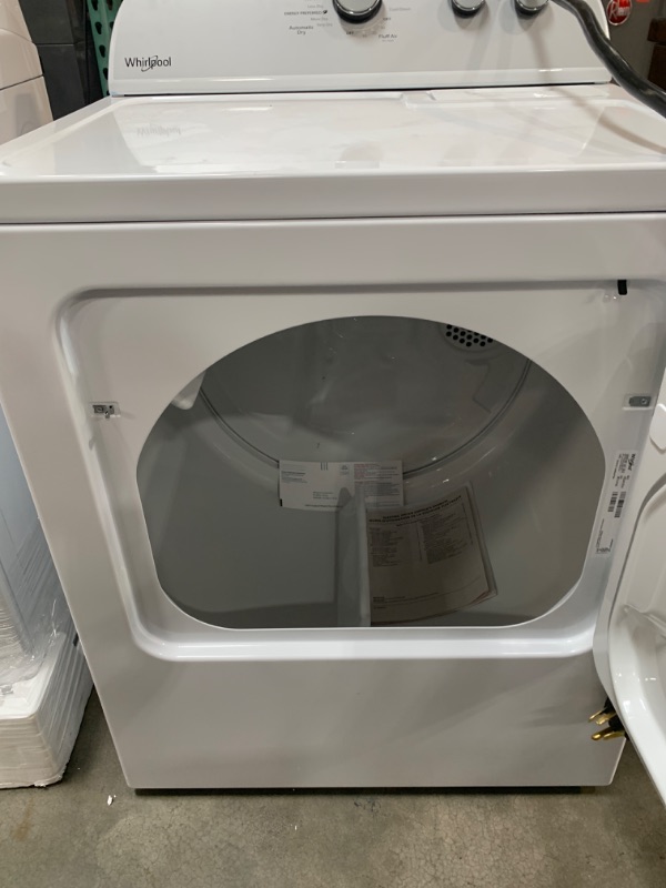 Photo 4 of Whirlpool 7-cu ft Electric Dryer (White)
