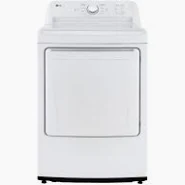 Photo 1 of LG 7.3-cu ft Electric Dryer (White) ENERGY STAR
