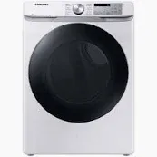 Photo 1 of Samsung 7.5-cu ft Stackable Steam Cycle Smart Electric Dryer (White)
