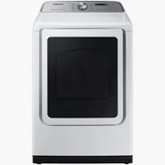 Photo 1 of Samsung 7.4-cu ft Steam Cycle Smart Electric Dryer (White)
