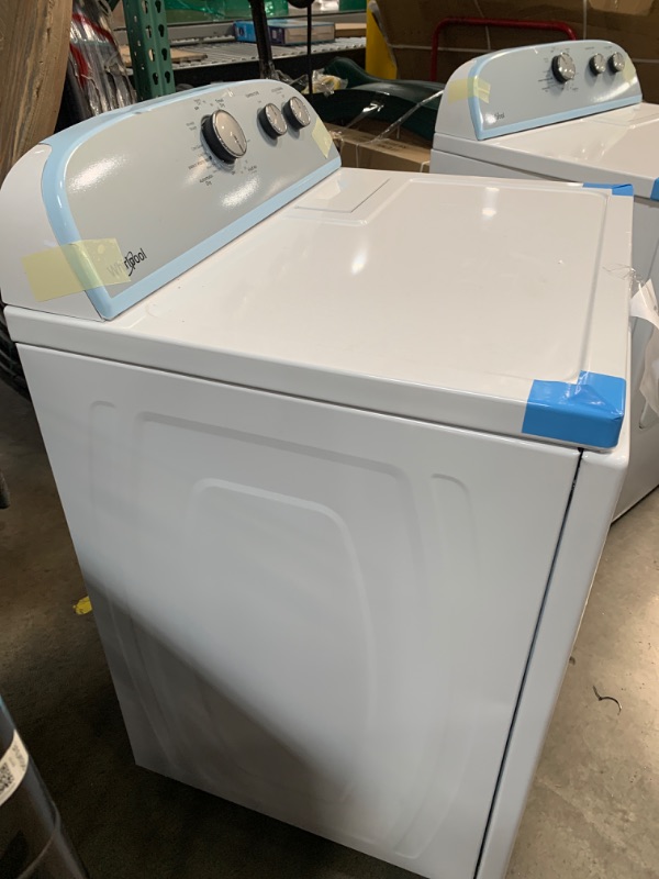 Photo 1 of Whirlpool 7-cu ft Electric Dryer (White)
