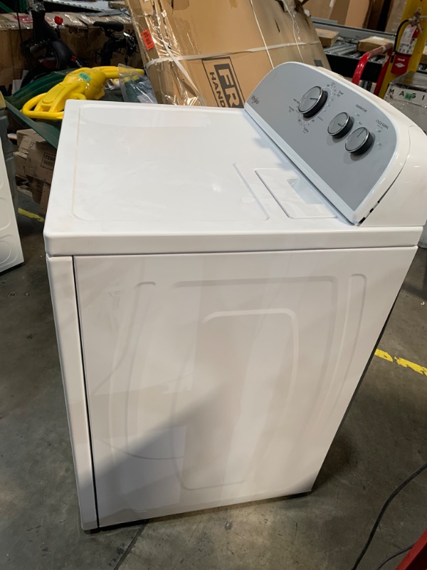 Photo 4 of Whirlpool 7-cu ft Electric Dryer (White)
