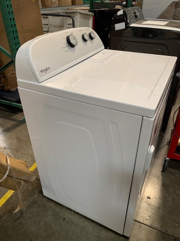 Photo 3 of Whirlpool 7-cu ft Electric Dryer (White)
