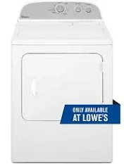 Photo 1 of Whirlpool 7-cu ft Electric Dryer (White)
