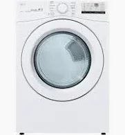 Photo 1 of LG 7.4-cu ft Stackable Electric Dryer (White) ENERGY STAR
