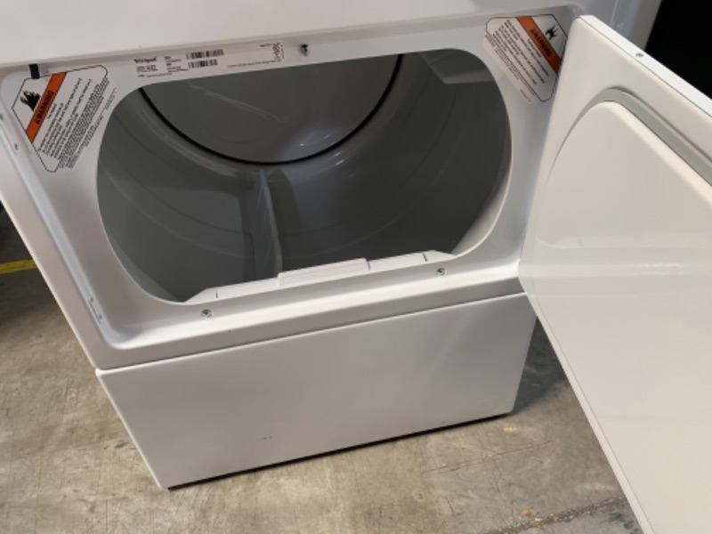 Photo 7 of Whirlpool 7.4-cu ft Coin-Operated Electric Commercial Dryer (White)
