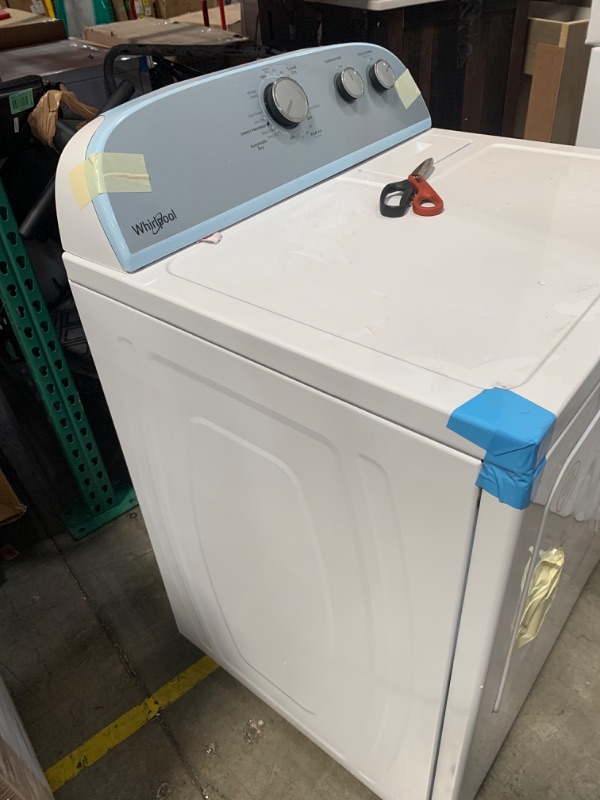 Photo 1 of Whirlpool 7-cu ft Electric Dryer (White)
