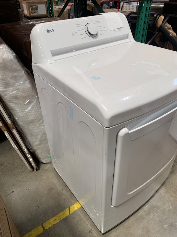 Photo 4 of LG 7.3-cu ft Electric Dryer (White) ENERGY STAR
