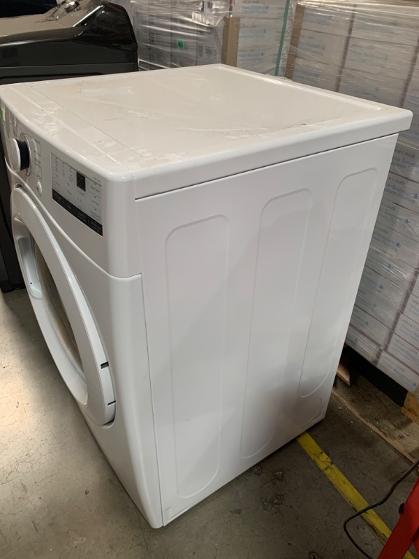 Photo 3 of LG 7.4-cu ft Stackable Electric Dryer (White) ENERGY STAR
