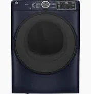 Photo 1 of GE 7.8-cu ft Stackable Steam Cycle Smart Electric Dryer (Sapphire Blue)
