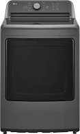 Photo 1 of LG EasyLoad 7.3-cu ft Smart Electric Dryer (Graphite Steel) ENERGY STAR
