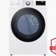 Photo 1 of LG Ventless Heat Pump 4.2-cu ft Stackable Ventless Smart Electric Dryer (White) ENERGY STAR
