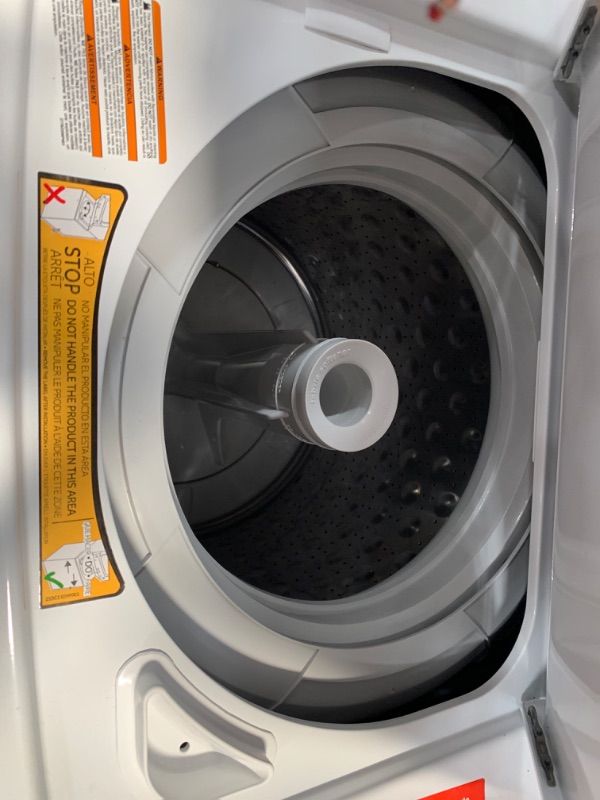 Photo 5 of GE Electric Stacked Laundry Center with 2.3-cu ft Washer and 4.4-cu ft Dryer
