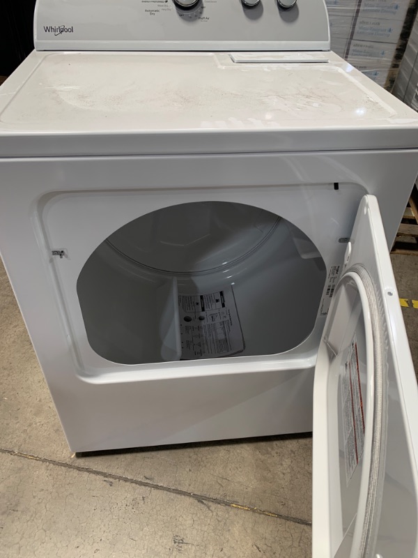 Photo 3 of (For parts) Whirlpool 7-cu ft Electric Dryer (White)
