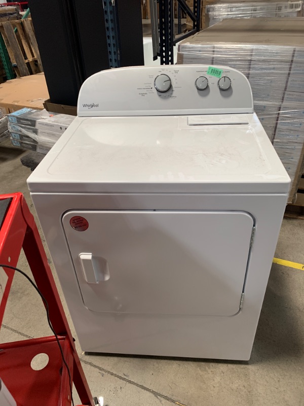 Photo 1 of (For parts) Whirlpool 7-cu ft Electric Dryer (White)
