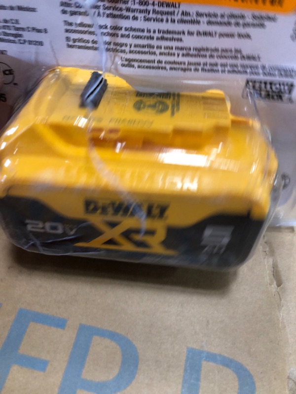 Photo 2 of DEWALT 20V MAX 5 Ah Lithium Ion Battery (DCB205)