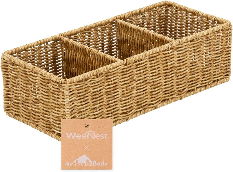 Photo 1 of Basket With 3 Compartments 2 pc