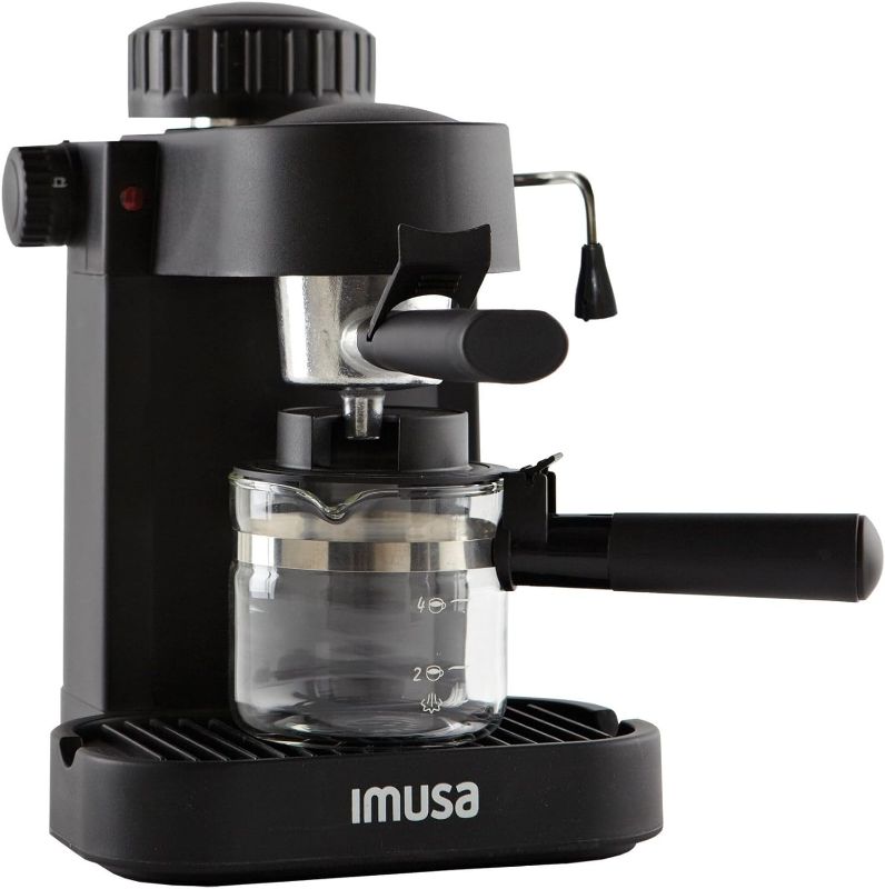 Photo 1 of IMUSA USA GAU-18202 4 Cup Espresso/Cappuccino Maker,Black
