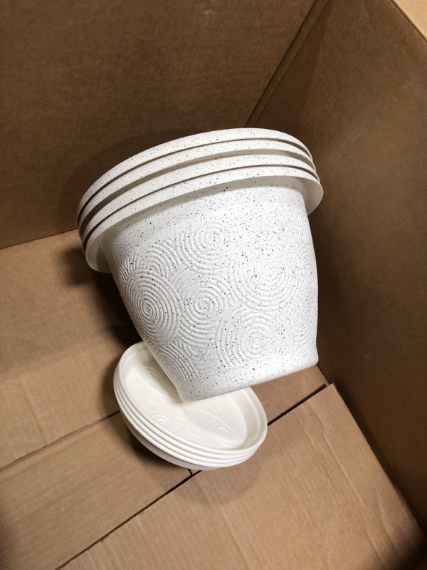 Photo 1 of  Plastic Plant Pot for Herbs and Flowers,