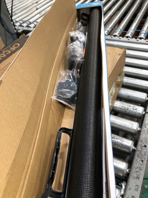 Photo 1 of Retractable Baby Gate, PRObebi Retractable Dog Gate for Babies and Pets 34" Tall Extends to 72" Wide, Retractable Mesh Gate for Doorways, Stairs, Hallways, Indoor/Outdoor (Black)
