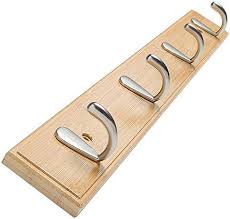 Photo 1 of **READ NOTES**4 metal natural bamboo coat rack COLOR IS WHITE 