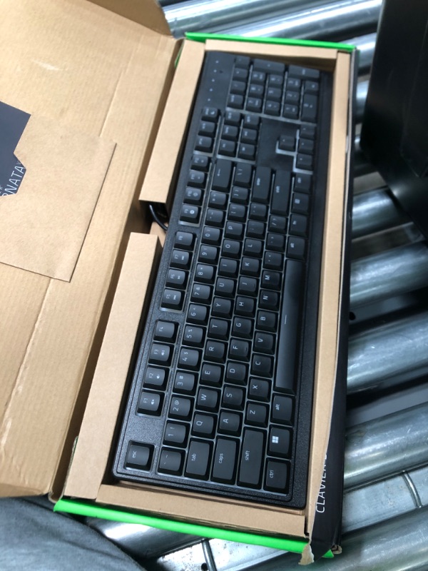 Photo 2 of Razer Ornata V3 X Gaming Keyboard: Low-Profile Keys - Silent Membrane Switches - Spill Resistant - Chroma RGB Lighting - Ergonomic Wrist Rest - Classic Black