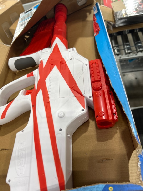 Photo 2 of Fortnite x nerf gun red white 