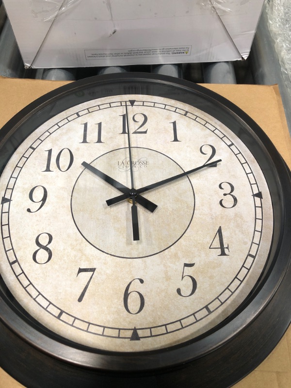 Photo 1 of 14'' Plastic Analog Wall clock